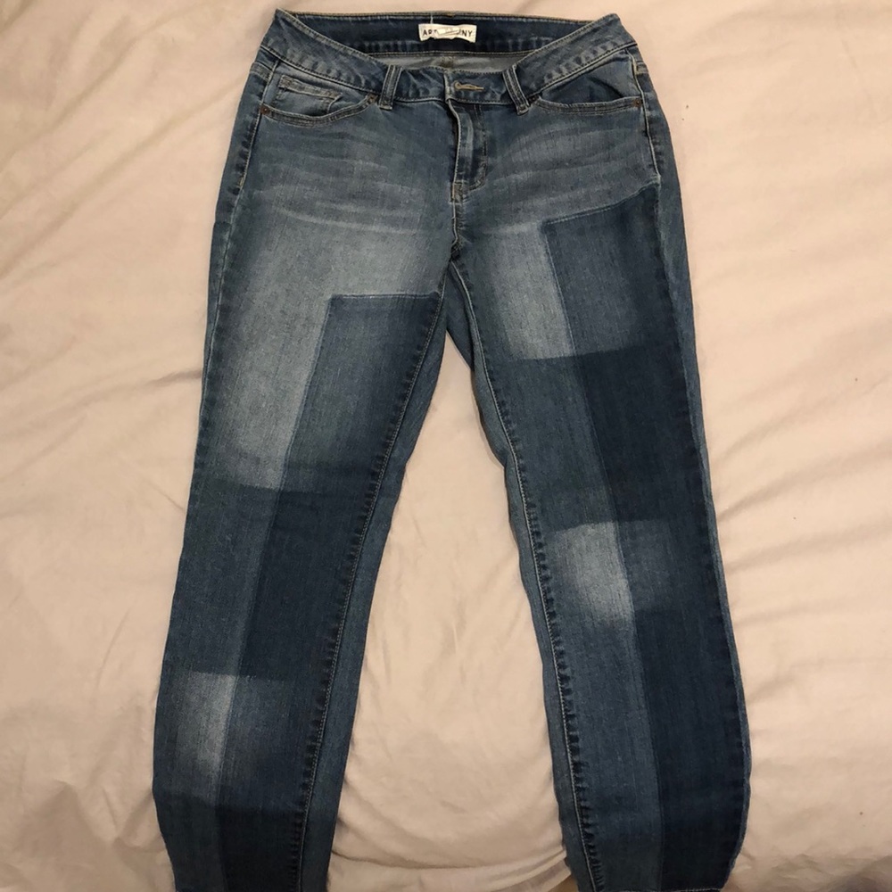 Cute patchy jeans